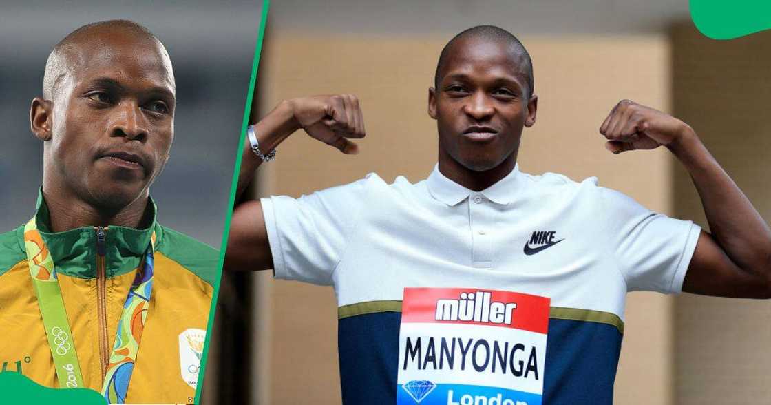 2016 Olympic silver medallist Luvo Manyonga went from having millions to depending on a government grant.