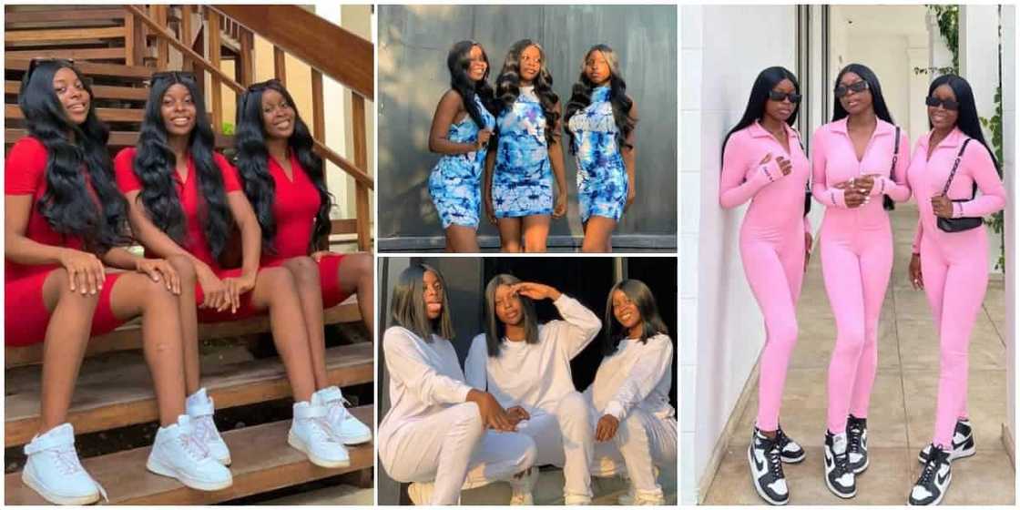 Meet Beautiful 20-Year Olds Nigerian Triplet Making Waves as Models and Why They Always Wear Same Clothes Meet Beautiful 20-Year Olds Nigerian Triplet Making Waves as Models and Why They Always Wear Same Clothes