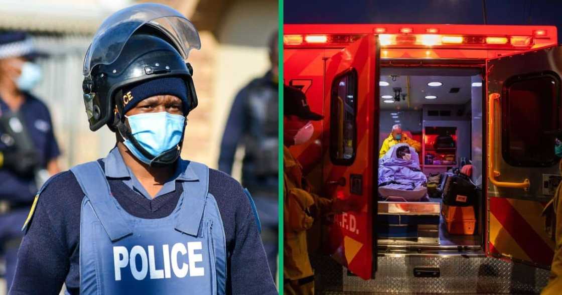 A SAPS officer was wounded in a shootout at a police building in Pretoria A SAPS officer was wounded in a shootout at a police building in Pretoria