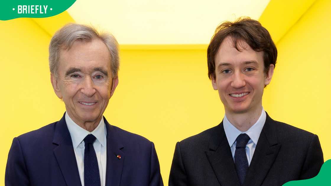 Bernard Arnault and his son Frédéric Arnault Bernard Arnault and his son Frédéric Arnault