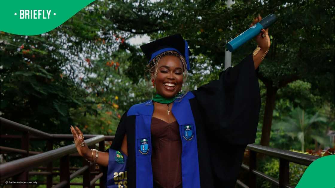 Graduate falls while fetching degree in TikTok video