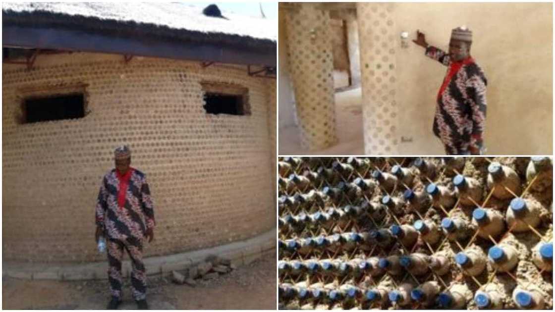 Cement is too expensive - Man who built house with plastic bootles finally speaks Cement is too expensive - Man who built house with plastic bootles finally speaks
