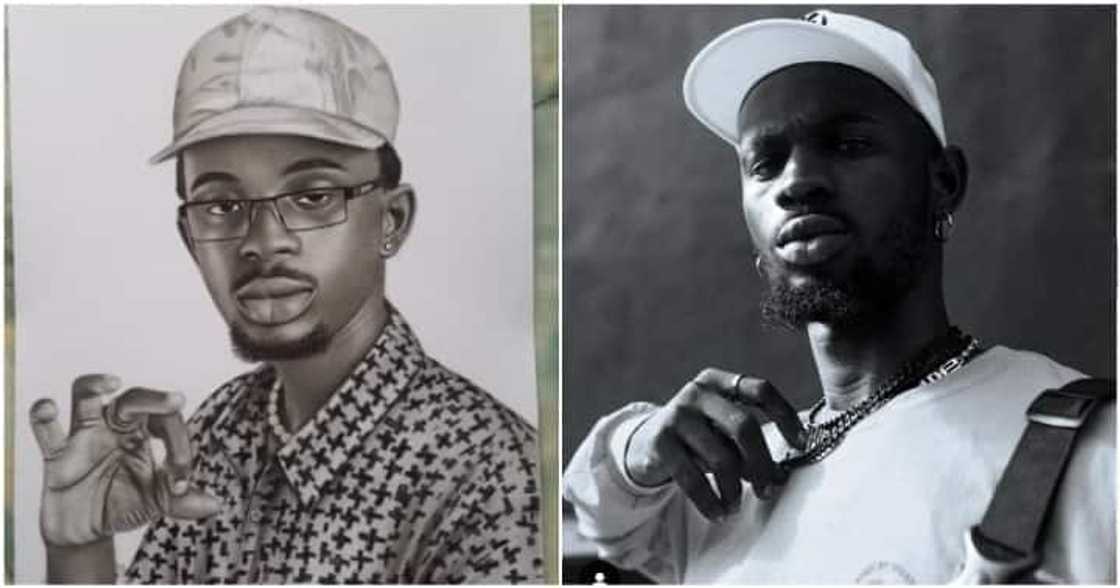 Pencil drawing of Black Sherif Pencil drawing of Black Sherif