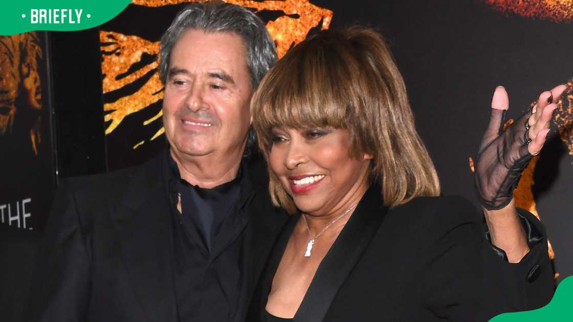 Tina Turner and Erwin Bach in London