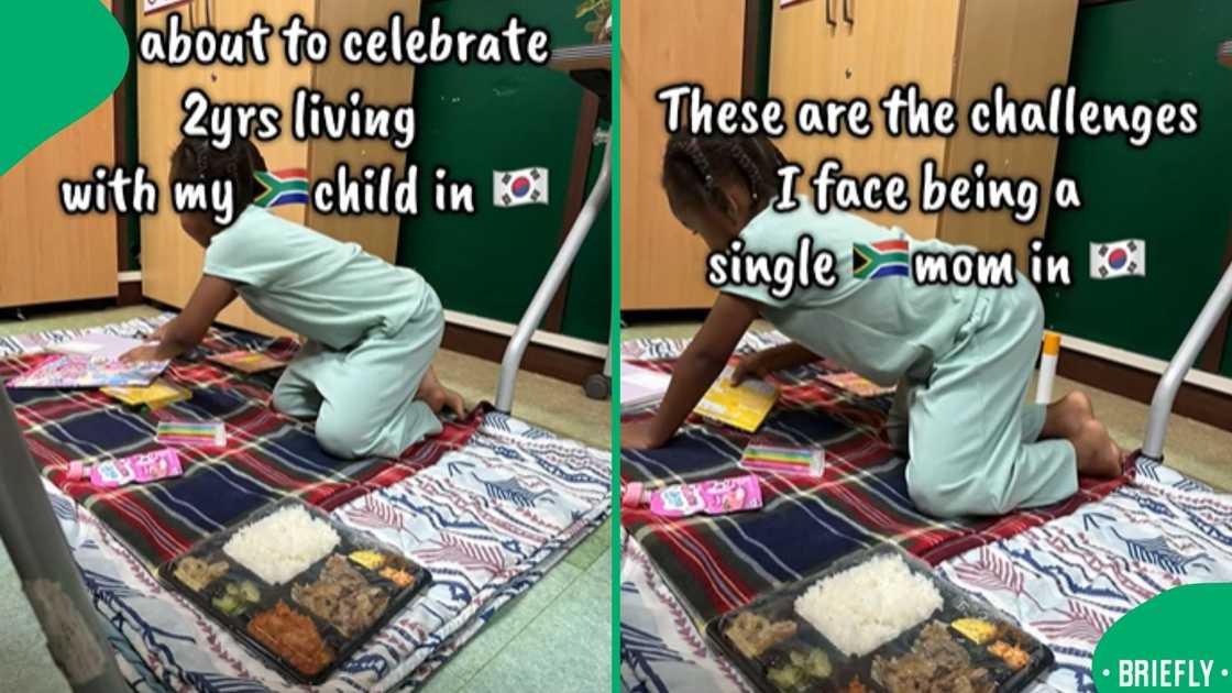 The screenshot on the right showed the moment the woman opened up about the challenges of being a single mom The screenshot on the right showed the moment the woman opened up about the challenges of being a single mom