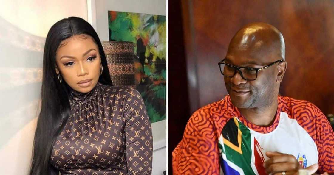 Bonang Matheba wants Nathi Mthethwa to pay Banyana Banyana bonuses Bonang Matheba wants Nathi Mthethwa to pay Banyana Banyana bonuses