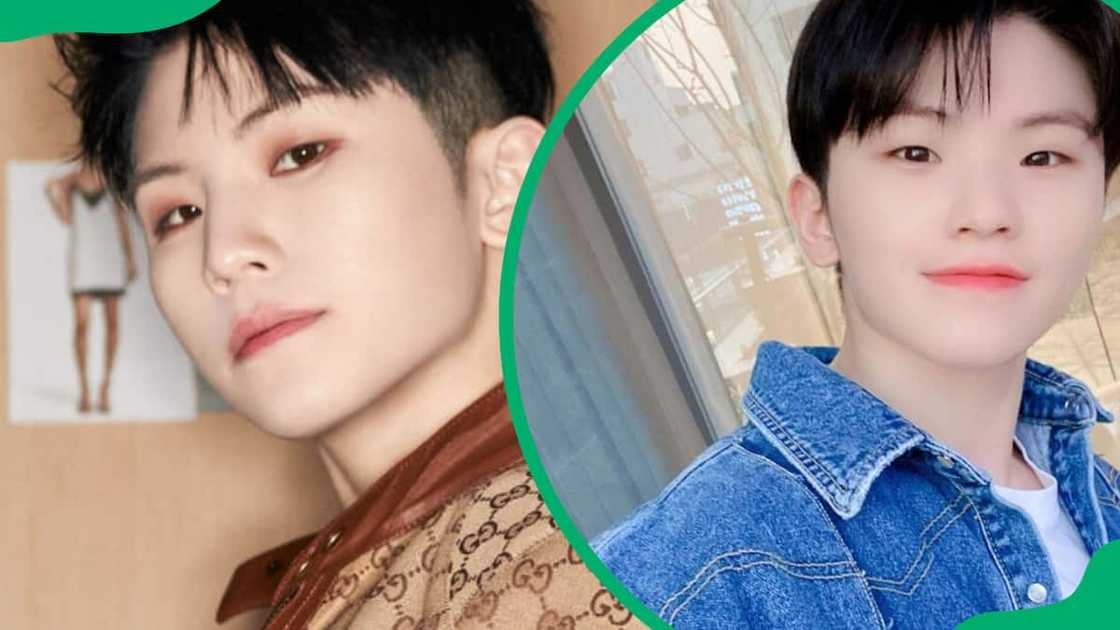 Woozi at an event Woozi at an event