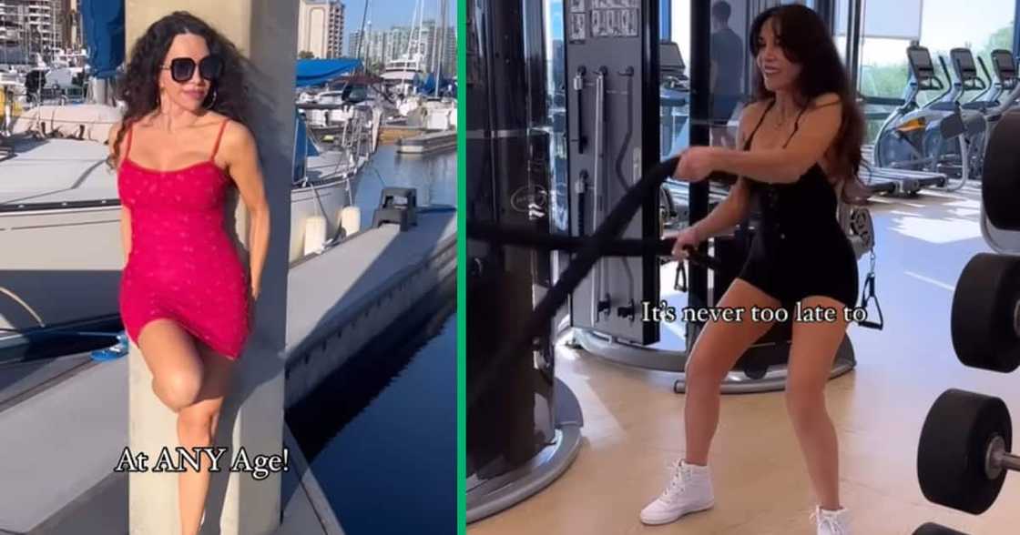 A 64-year-old fit woman impressed many with her workout videos on Instagram A 64-year-old fit woman impressed many with her workout videos on Instagram