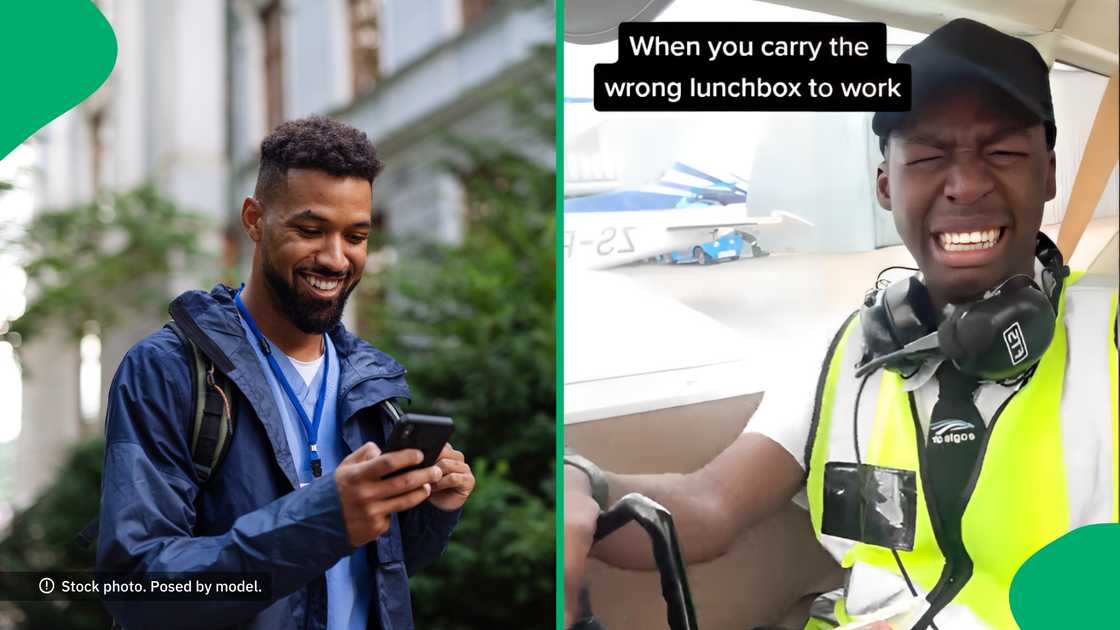 Mzansi was in stitches after a pilot discovered the contents in his lunchbox. Mzansi was in stitches after a pilot discovered the contents in his lunchbox.