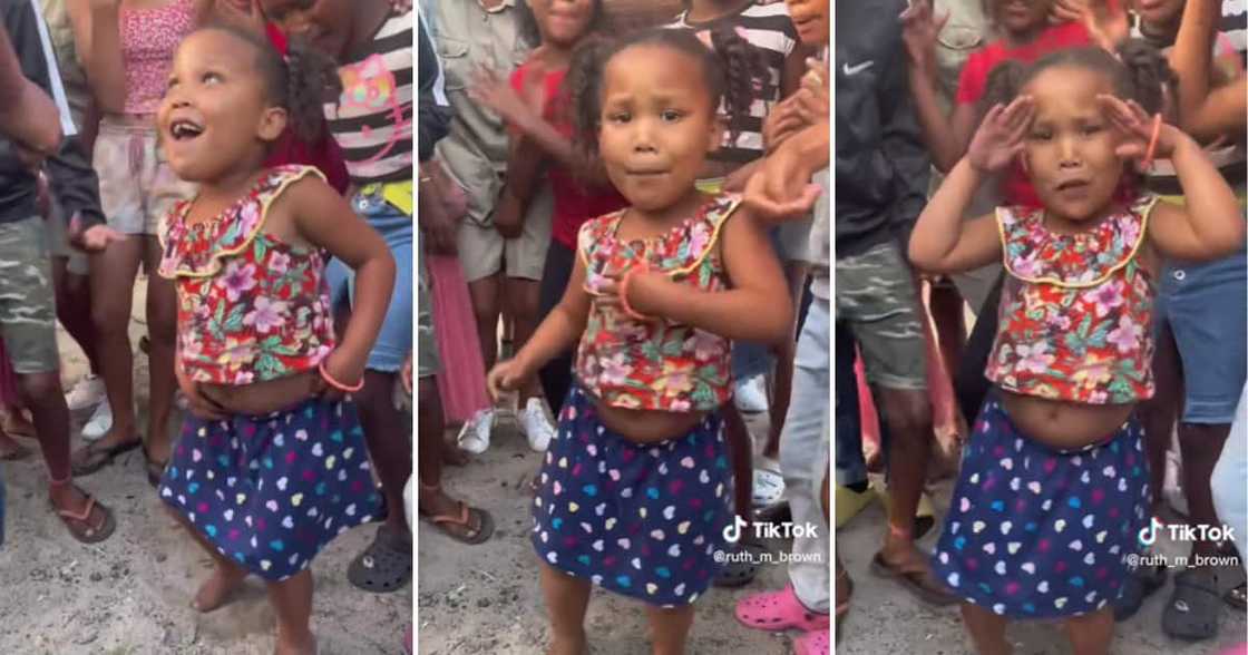 Little girl dancing Little girl dancing