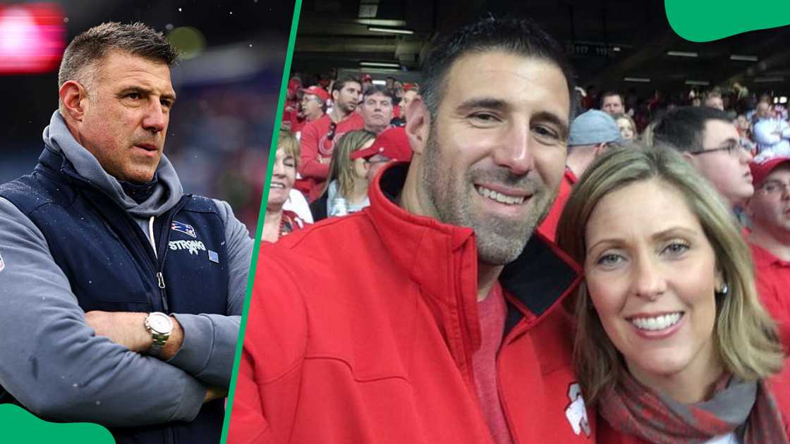 Mike Vrabel and his wife, Jen Mike Vrabel and his wife, Jen
