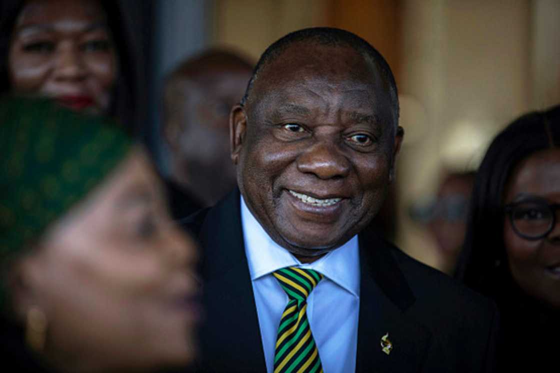 Cyril Ramaphosa joined schoolgirls in the viral 'Clock It' trend, which amused South Africans.