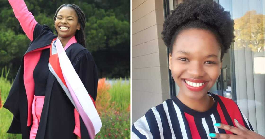 A young attorney from Johannesburg is happy to have bagged her Master of Laws from the University of the Witwatersrand