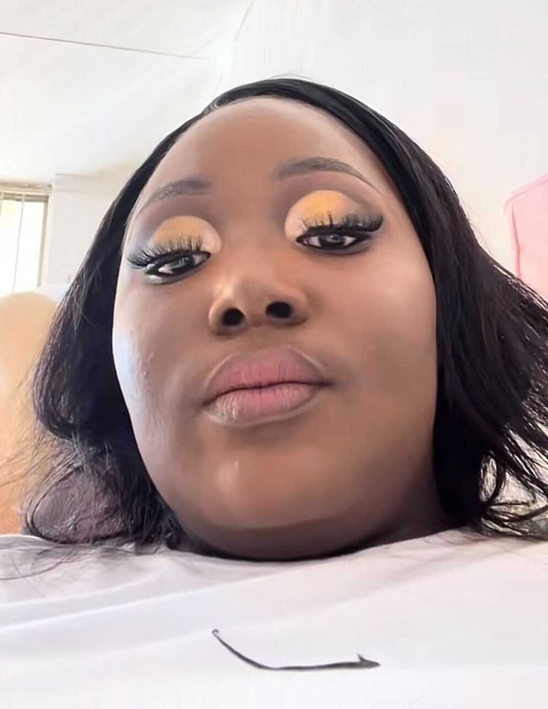 A woman posed in a TikTok video as she showcased Shein women’s fashion wear. A woman posed in a TikTok video as she showcased Shein women’s fashion wear.