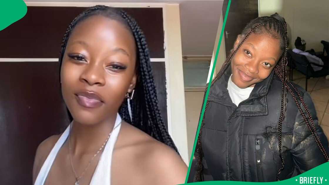 A woman showcased how she got stuck in an elevator packed with people.