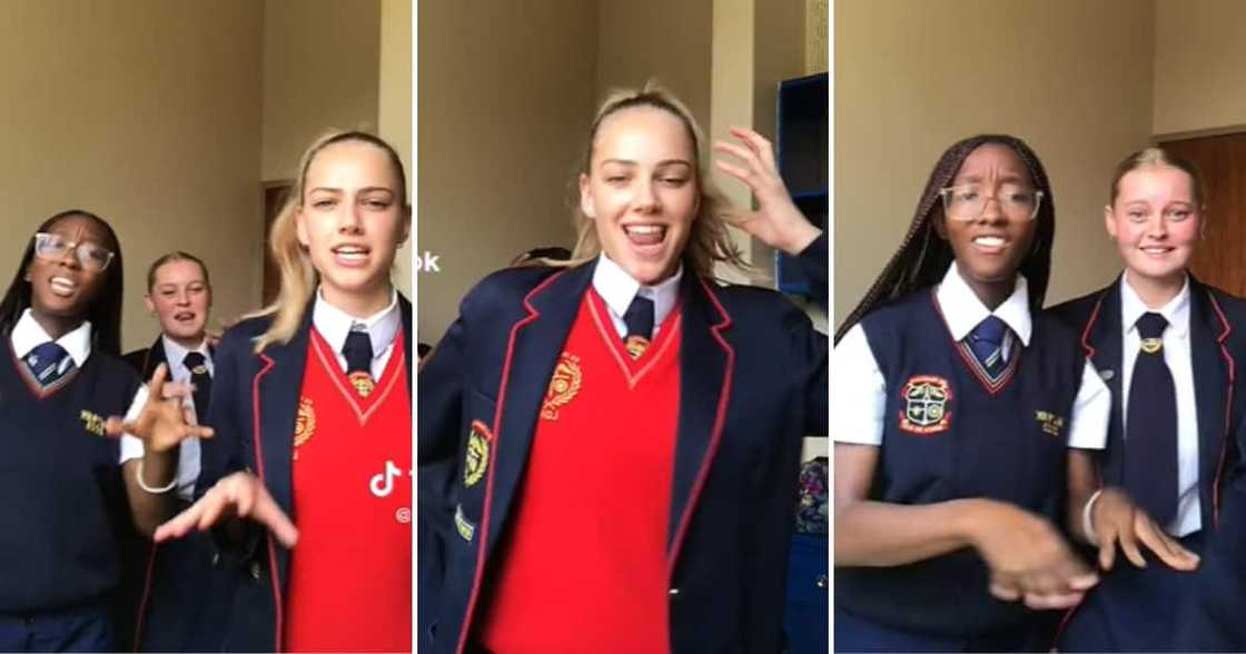 TikTok user @luckkyysa shared a dance video showing her and two friends oozing confidence TikTok user @luckkyysa shared a dance video showing her and two friends oozing confidence