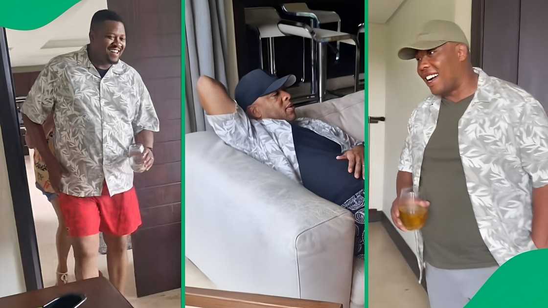 Wives pranked their husbands with matching shirts in a TikTok video. Wives pranked their husbands with matching shirts in a TikTok video.