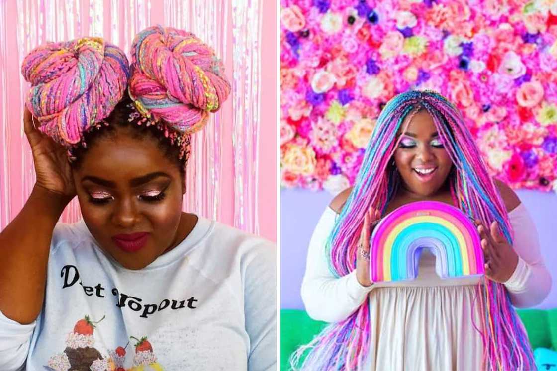 Rainbow look Rainbow look