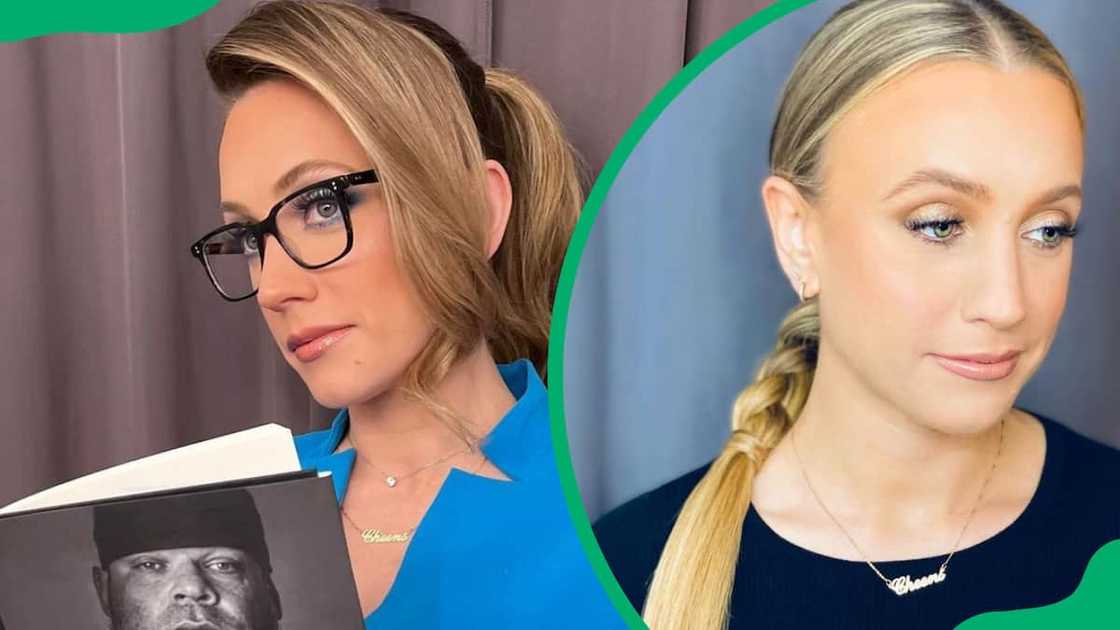 Kat Timpf reading a book Kat Timpf reading a book