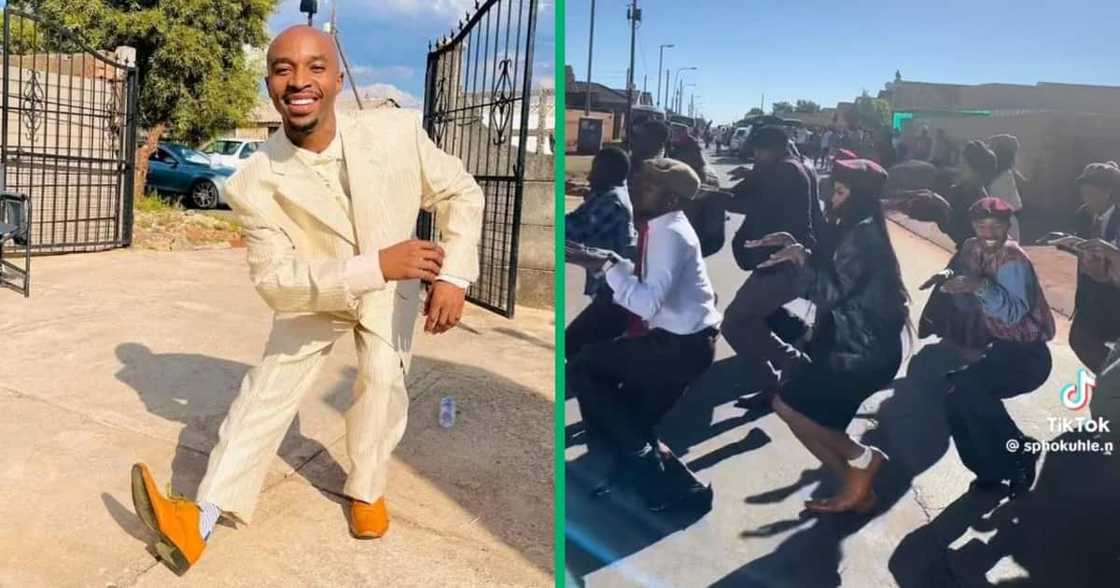 Lindo Sithole took part in a viral dance Lindo Sithole took part in a viral dance