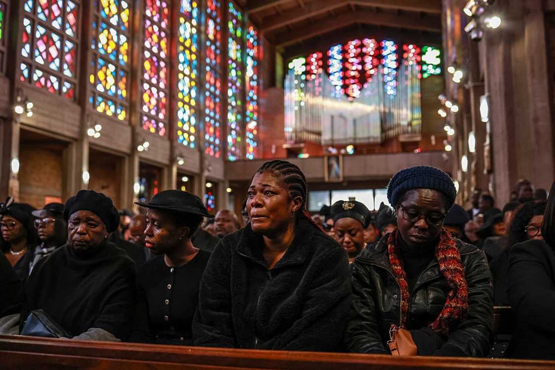 Edgar Lungu's funeral was held at the Cathedral of Christ the King in Johannesburg
