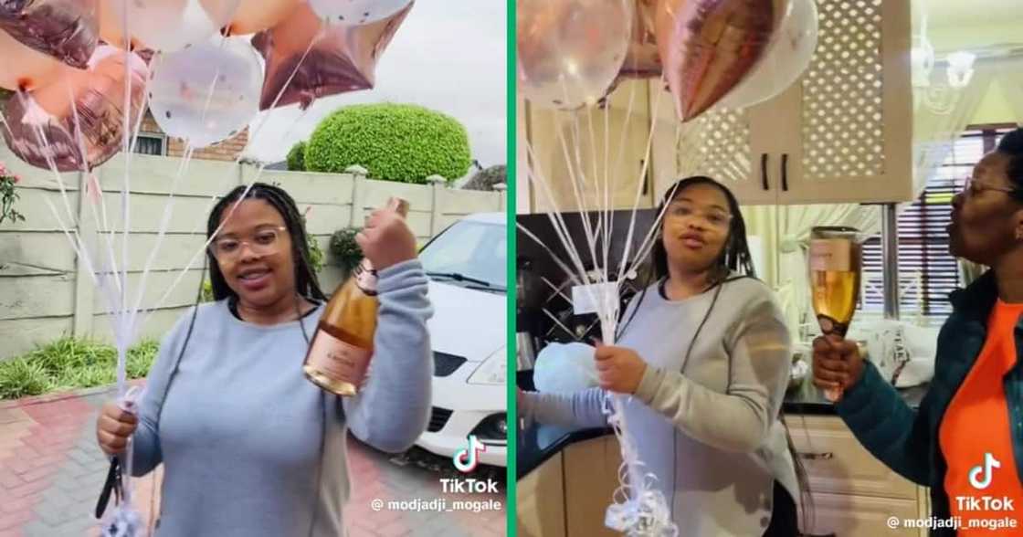 Woman celebrated her 18th birthday Woman celebrated her 18th birthday