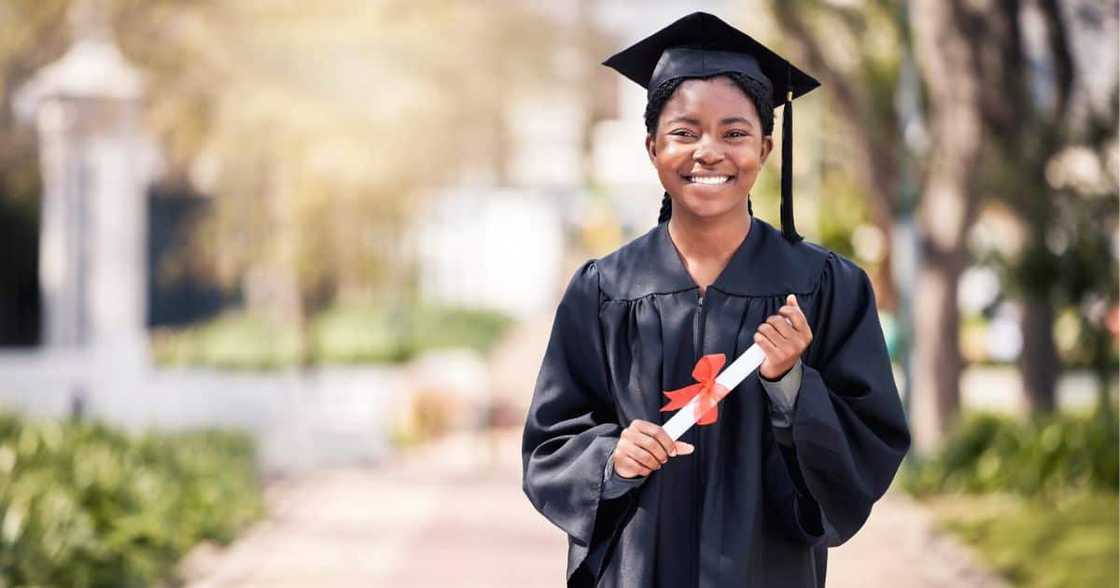 A Mangosuthu University of Technology graduate's celebratory dance on stage went viral A Mangosuthu University of Technology graduate's celebratory dance on stage went viral