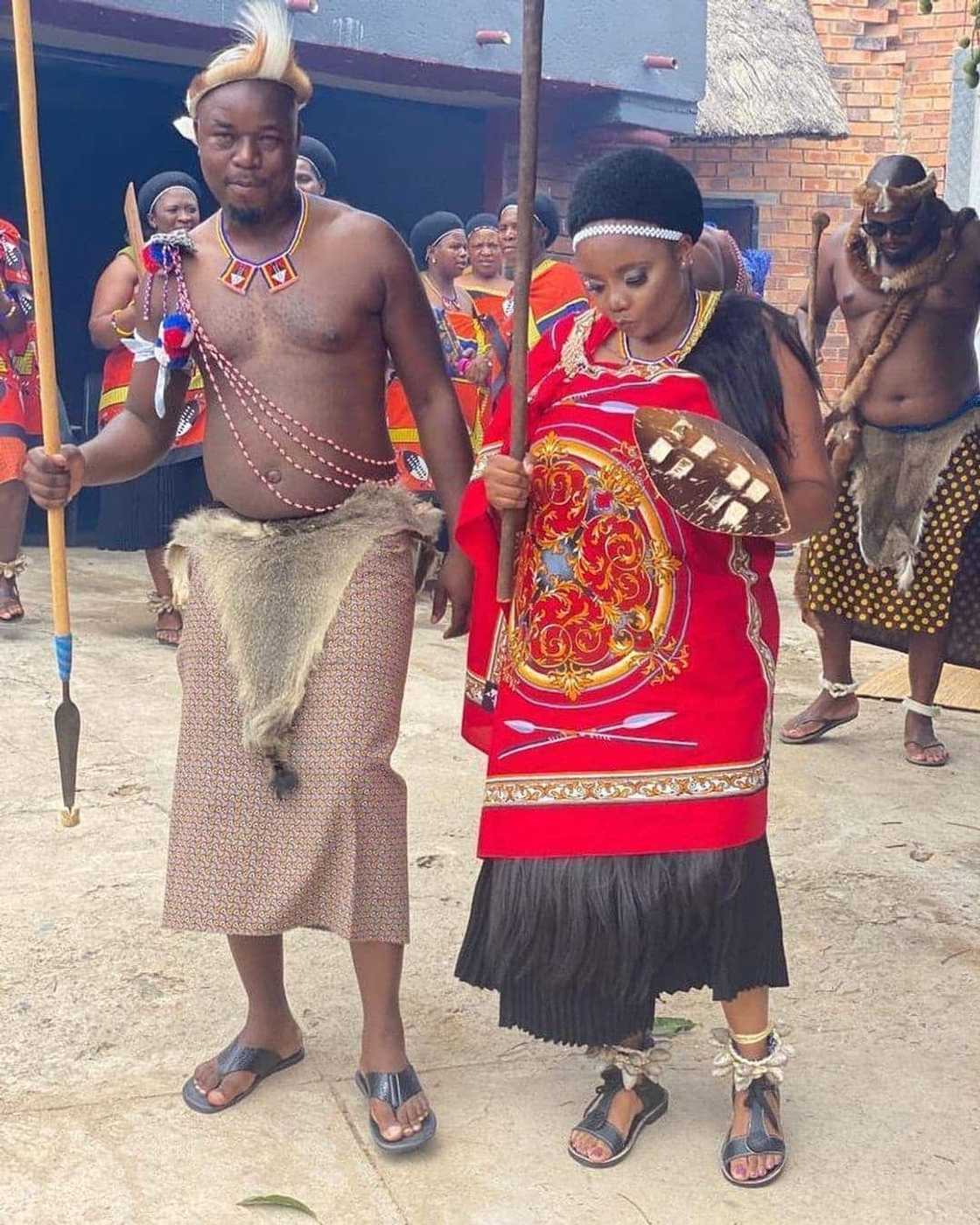 Zulu men's traditional attire Zulu men's traditional attire