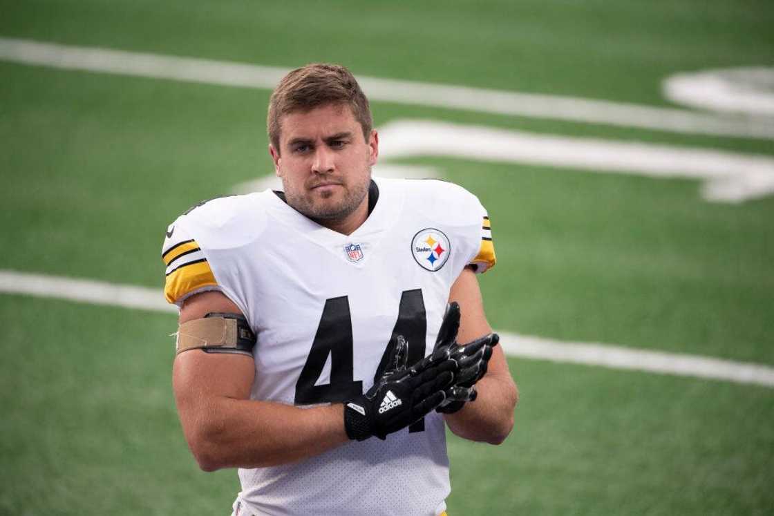 Derek at a Pittsburgh Steelers game