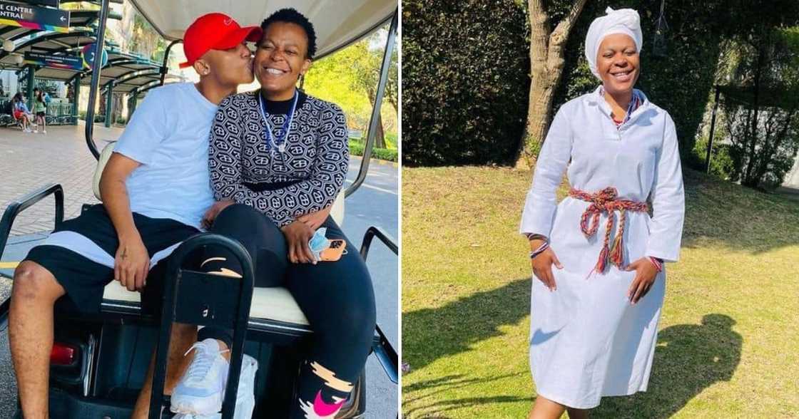 Zodwa Wabantu and Ricardo Olefie Mpudi Zodwa Wabantu and Ricardo Olefie Mpudi