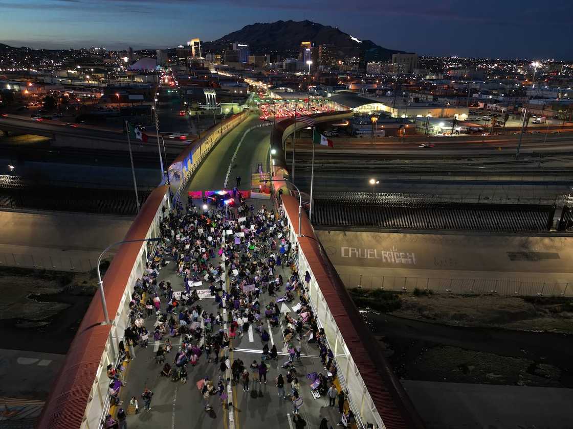 Women gathered to demand justice in femicides in Ciudad Juarez Women gathered to demand justice in femicides in Ciudad Juarez