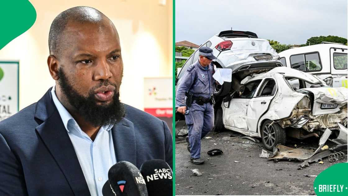 Transport and Human Settlements minister Sboniso Duma will visit the N2 accident scene Transport and Human Settlements minister Sboniso Duma will visit the N2 accident scene