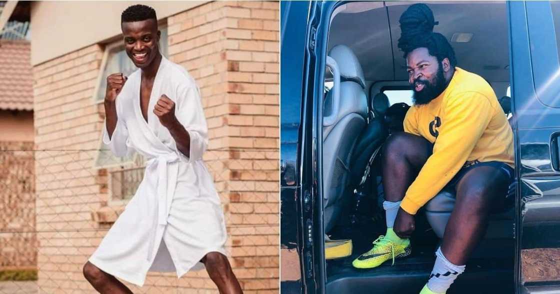 Big Zulu, King Monada, boxing, carefree, March 2022 Big Zulu, King Monada, boxing, carefree, March 2022