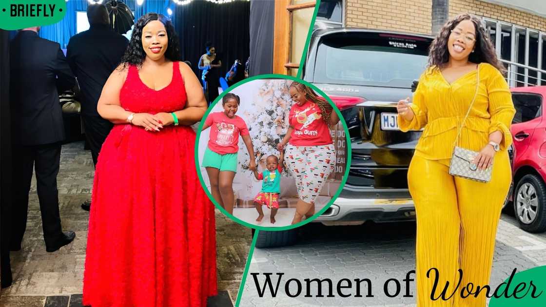 Omontle Thato Moremong, a South African single mother, is juggling motherhood and a successful business