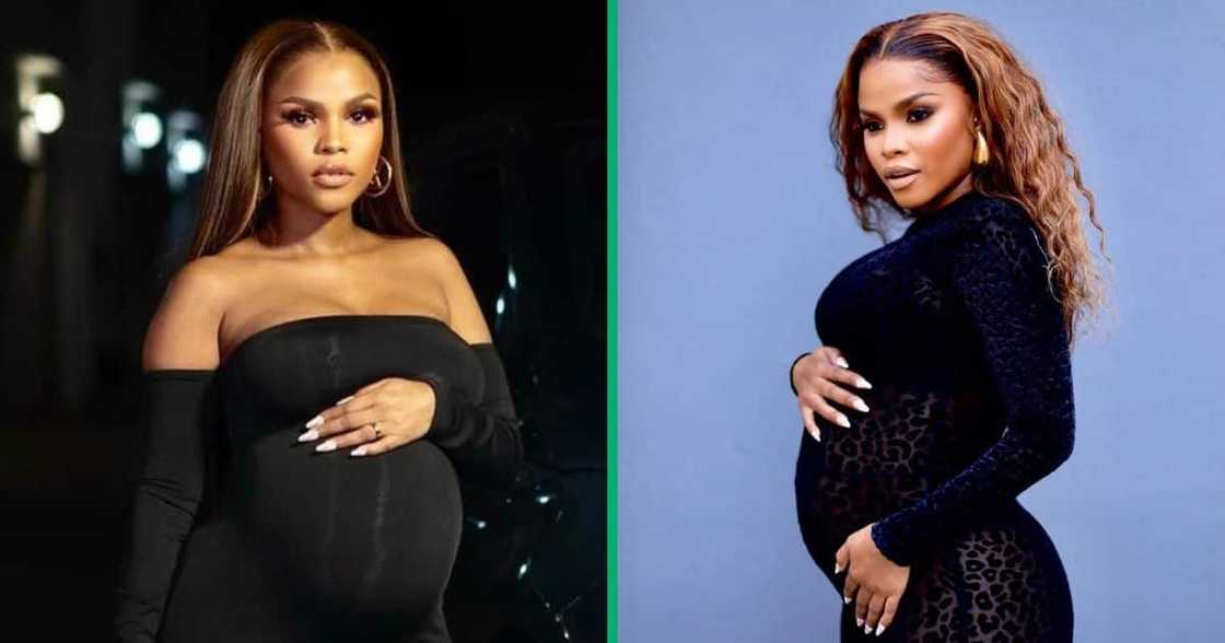Khanya Mkangisa posted new pregnancy photos Khanya Mkangisa posted new pregnancy photos