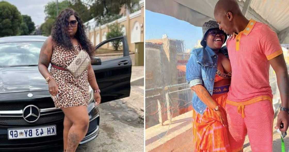 Gogo Maweni and husband Gogo Maweni and husband