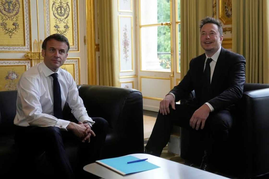 Musk and Macron held talks in May Musk and Macron held talks in May