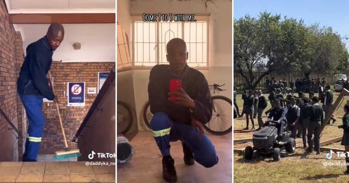 TikTok user @daddyka_rori took people on his bicycle ride to work and all through his day TikTok user @daddyka_rori took people on his bicycle ride to work and all through his day