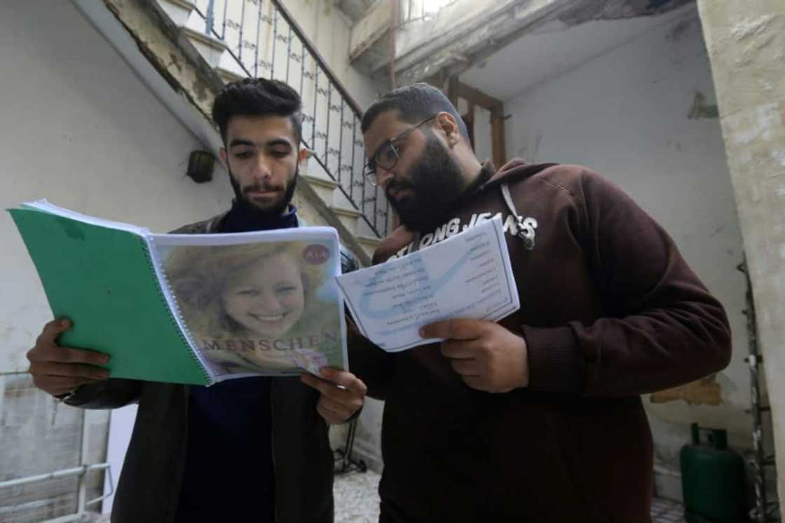 Since the Syrian war broke out in 2011, dozens of new German language centres have sprung up in the country's government-controlled areas Since the Syrian war broke out in 2011, dozens of new German language centres have sprung up in the country's government-controlled areas