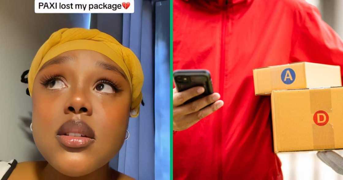 A woman shared an emotional TikTok video of how PAXI lost her parcel. A woman shared an emotional TikTok video of how PAXI lost her parcel.