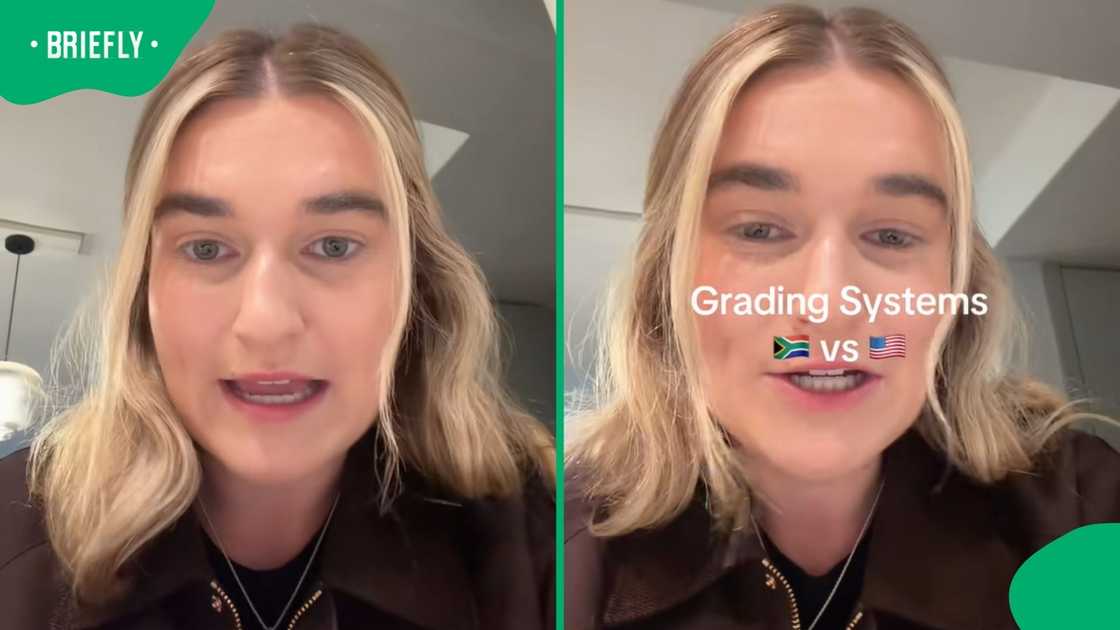 The US woman doing her master's in South Africa compared the grading systems