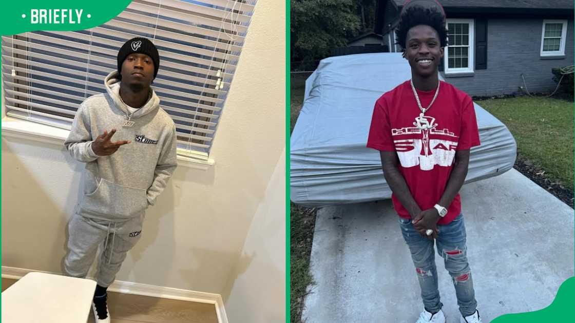 Lul Tim and Quando Rondo posing Lul Tim and Quando Rondo posing