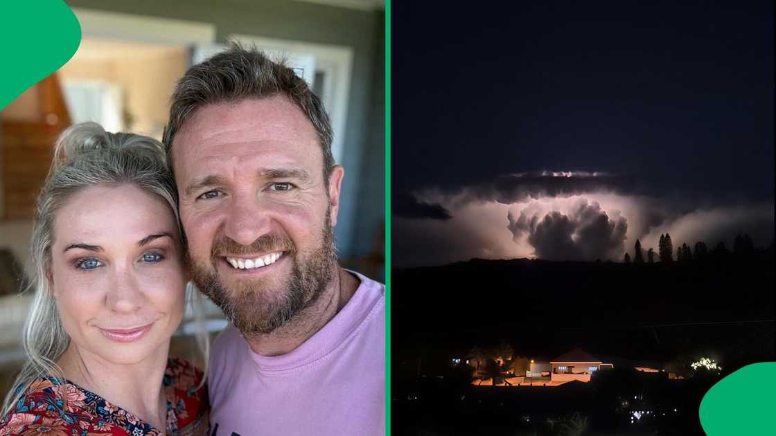 The lightning occurred without the typical sound of thunder, resembling a light show