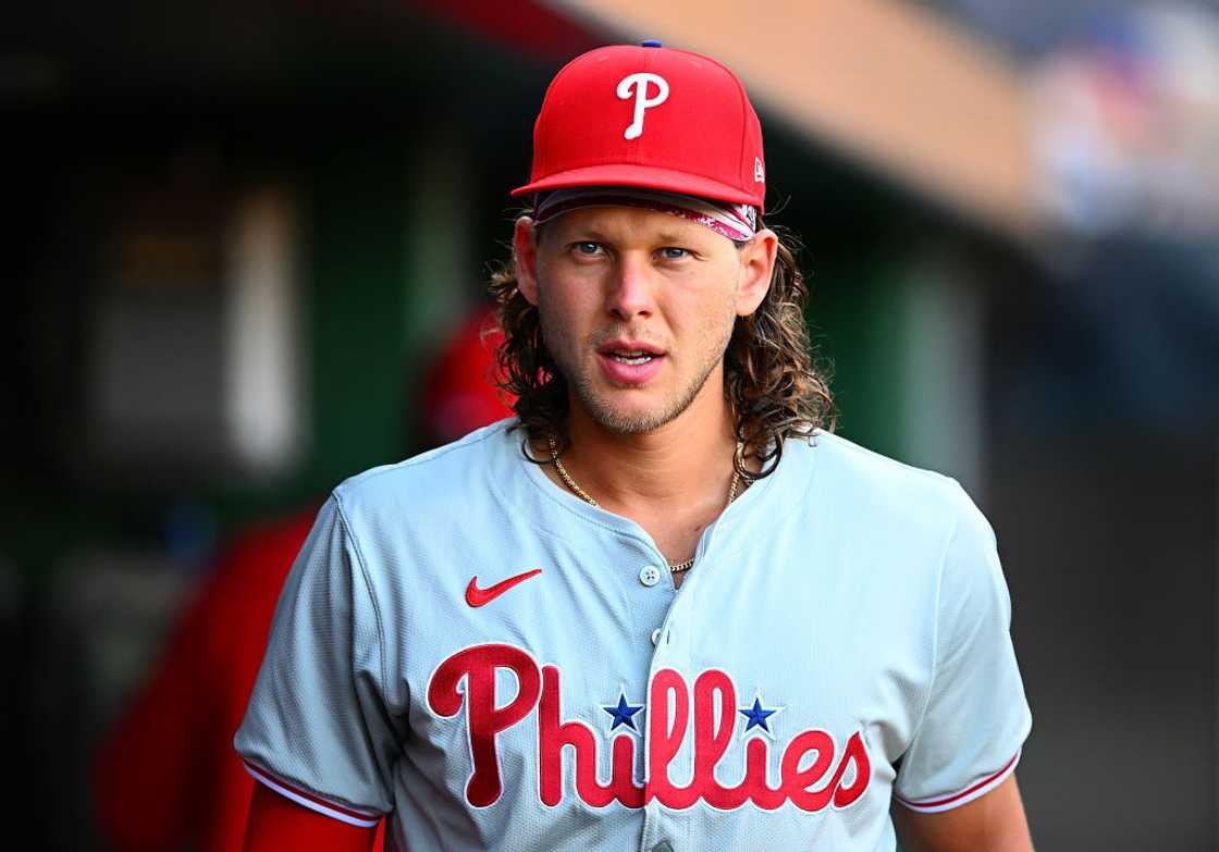 Alec Bohm during the game against the Pittsburgh Pirates