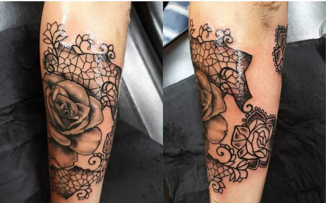 Lace tattoo Lace tattoo