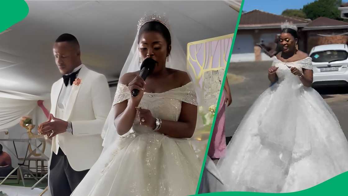 TikTok users were touched after witnessing a bride filled with the holy spirit