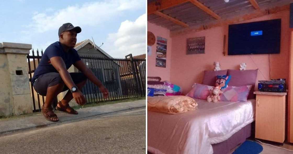 Man shares interesting bedroom design on Facebook asking for feedback, netizens worried about his TV