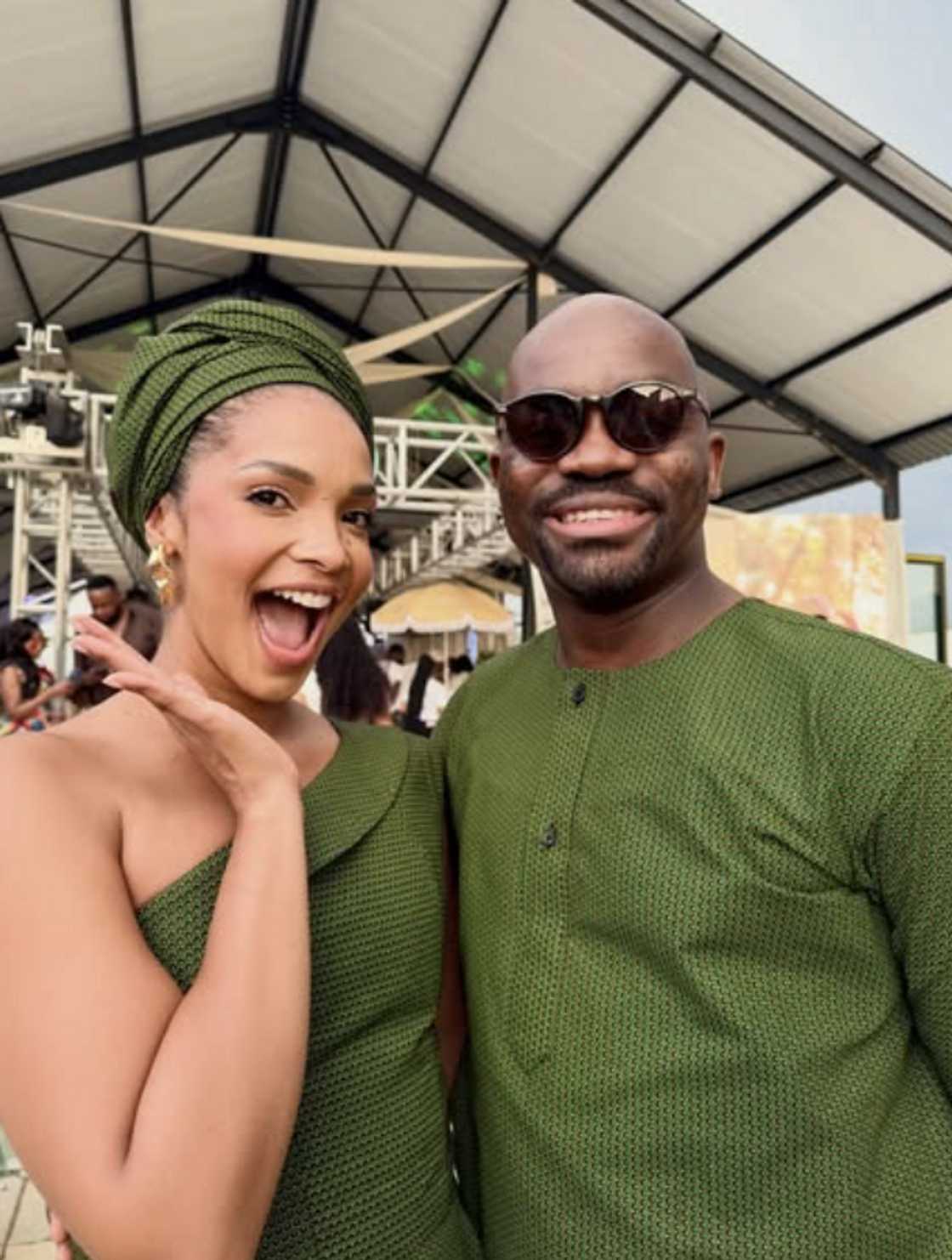 Dr Musa and Liesl Mthombeni shared footage from their vacation in Portugal