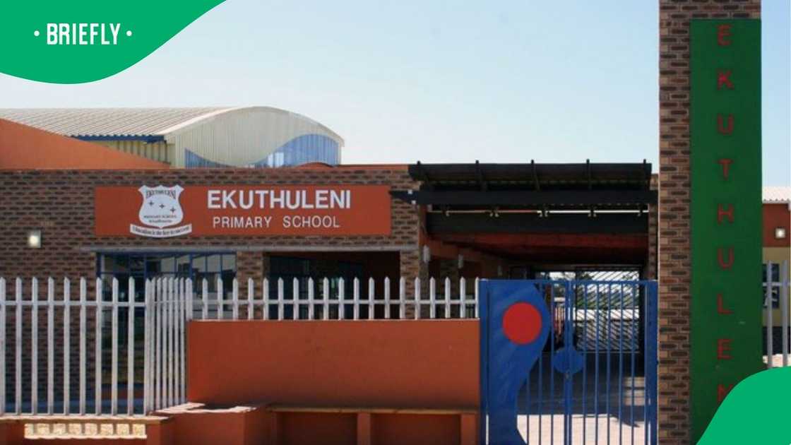 The principal of Ekuthuleni Primary School was shot dead. The principal of Ekuthuleni Primary School was shot dead.