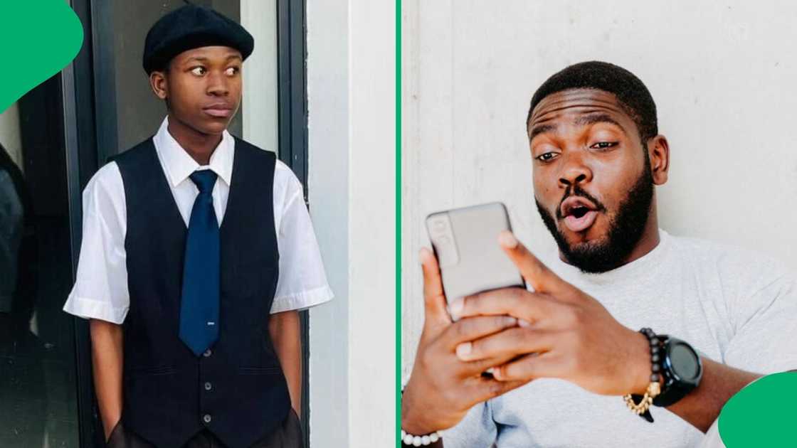 A young man showcased his stunning house. A young man showcased his stunning house.